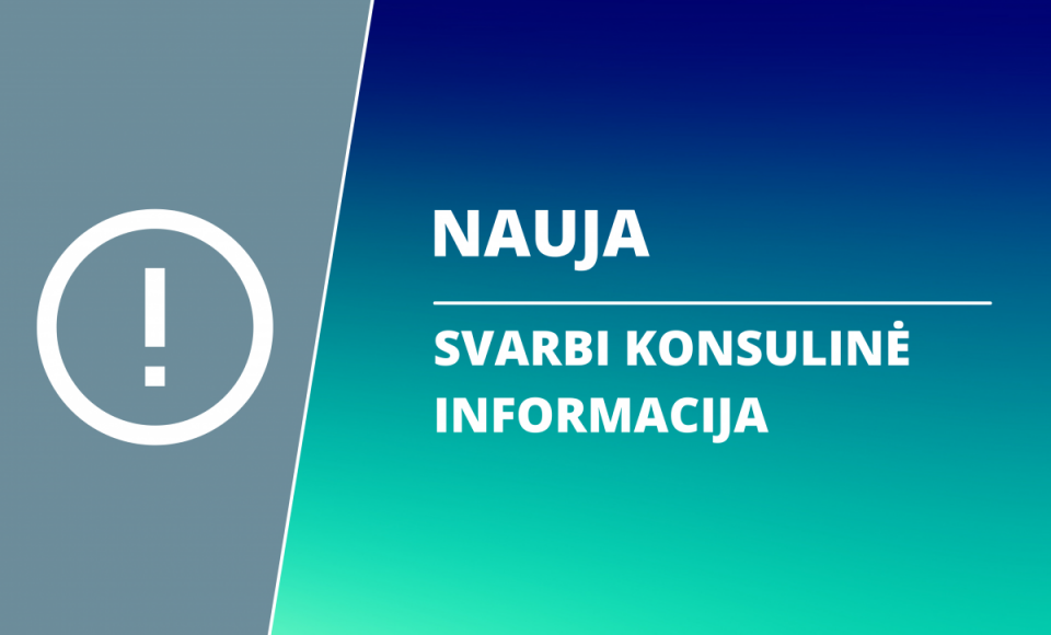 Asmens grįžimo pažymėjimą keičia Europos Sąjungos laikinasis kelionės dokumentas