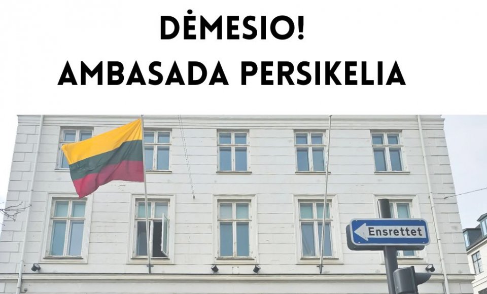 Naujas ambasados adresas